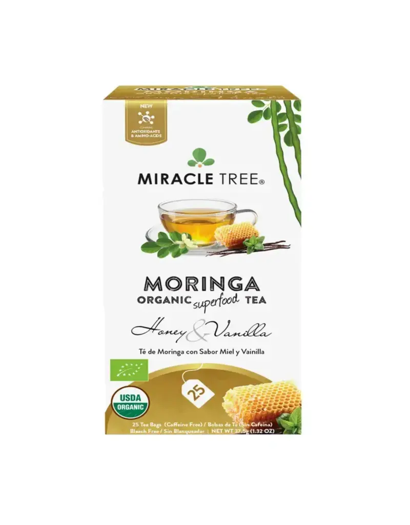 miracle tree Moringa Tea - Organic Honey and Vanilla