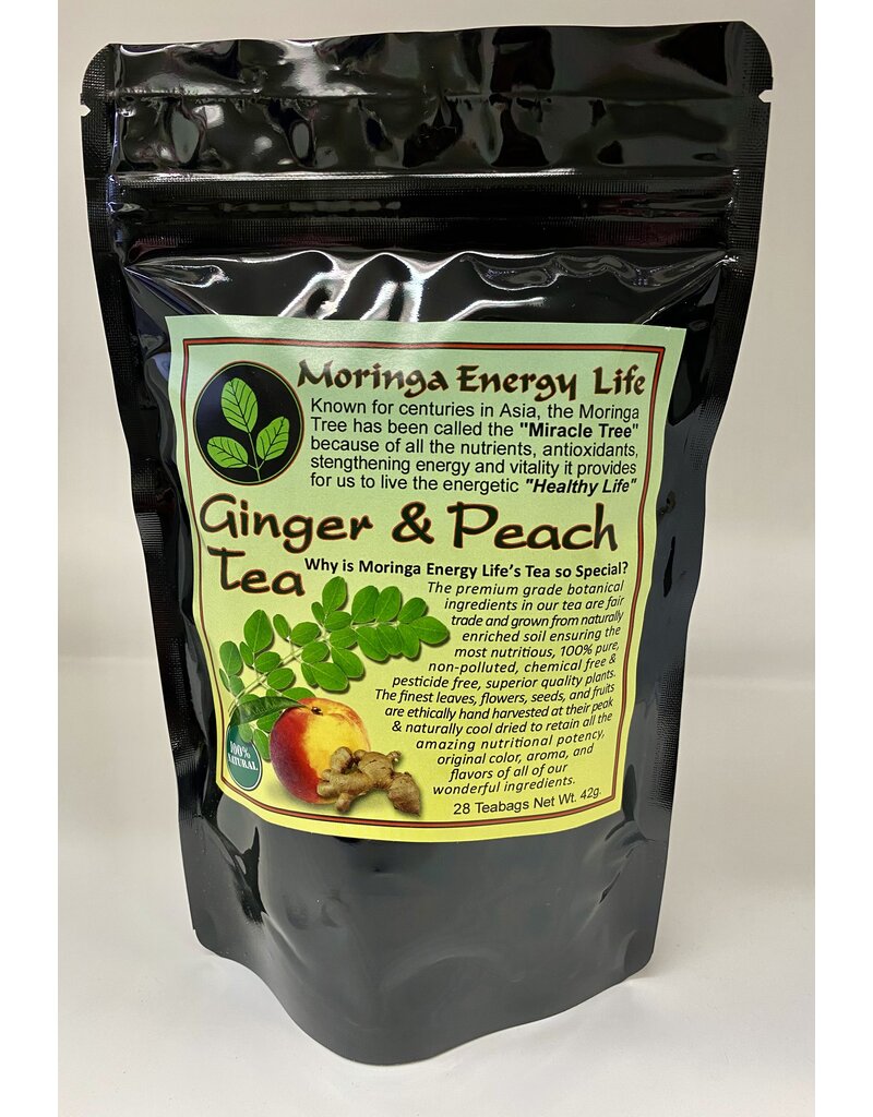 Moringa Tea - Peach Ginger