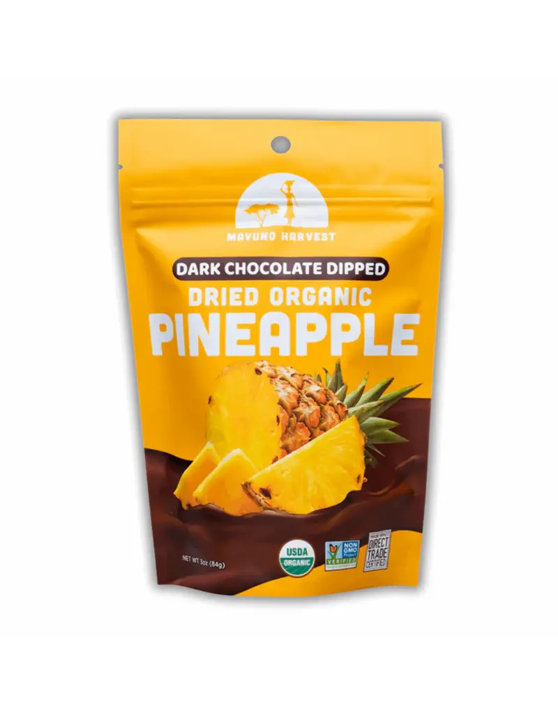 Dried Pineapple with chocolate
