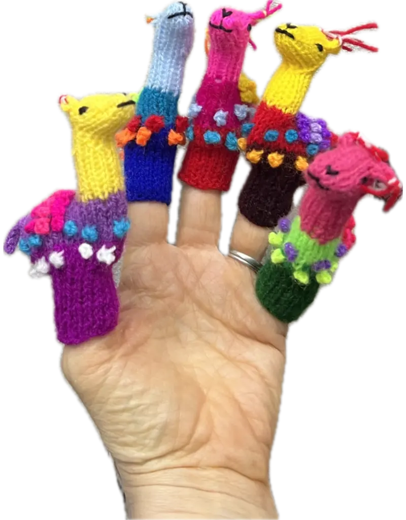 Lanart Alpaca/Faire Alpaca finger puppet