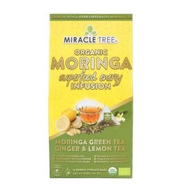 miracle tree Moringa Energy Tea - Green Tea Ginger Lemon
