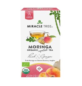miracle tree Moringa Tea - Organic Peach & Ginger