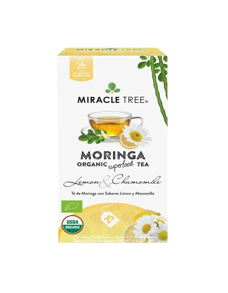 miracle tree Moringa Tea - Organic Lemon & Chamomile