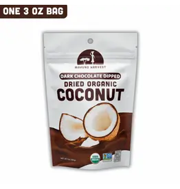 Dried Coconut - Chocolate Dipped