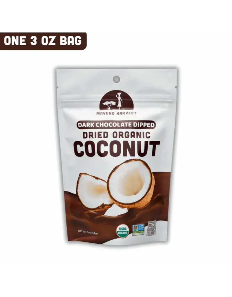 Dried Coconut - Chocolate Dipped