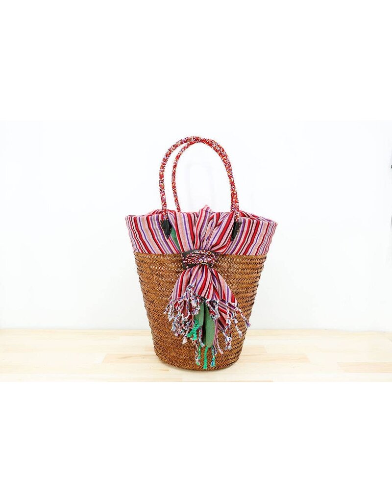 Gitzell Tote Basket with Fabric