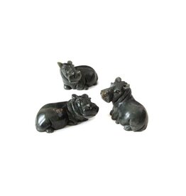 Swahill / Faire Tiny Hippo Sculpture