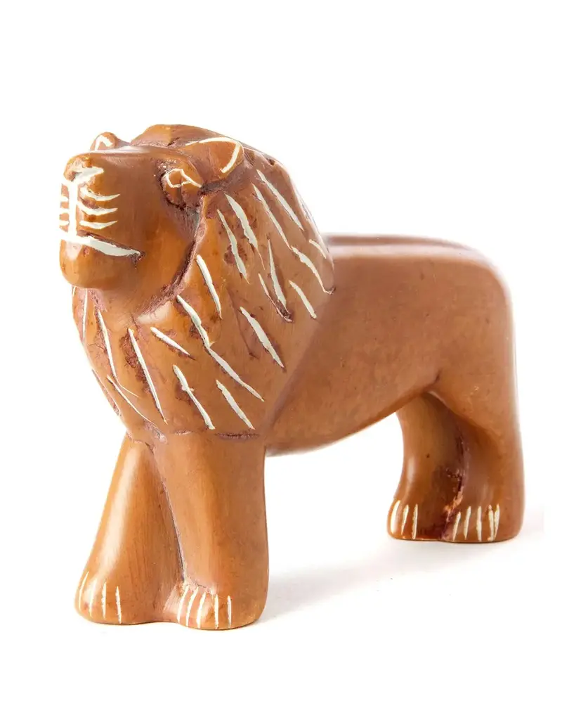 Swahill / Faire Soapstone Lion