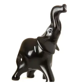 Swahill / Faire Soapstone Trumpeting Elephant