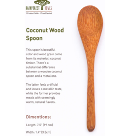 rainforest bowls Coconut Wood Spoon