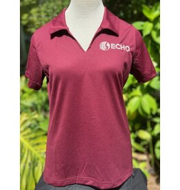 ECHO Women's Sport-Tek Polo, Maroon - XXL