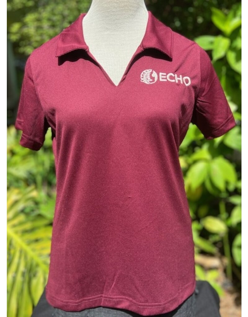 ECHO Women's Sport-Tek Polo, Maroon - Small