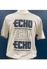 T-Shirt ECHO Retro - Heatherd Latte, Large