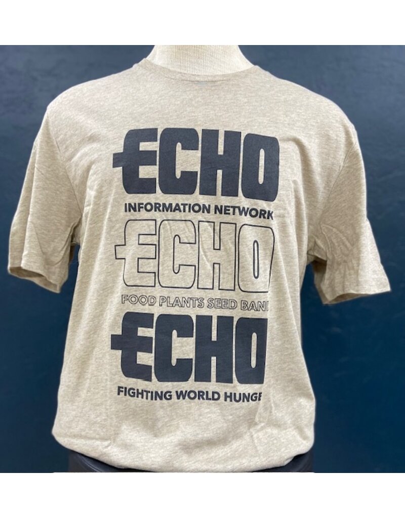 T-Shirt ECHO Retro - Heatherd Latte, Large