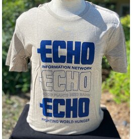 T-Shirt ECHO Retro - Heathered Latte, Extra Large