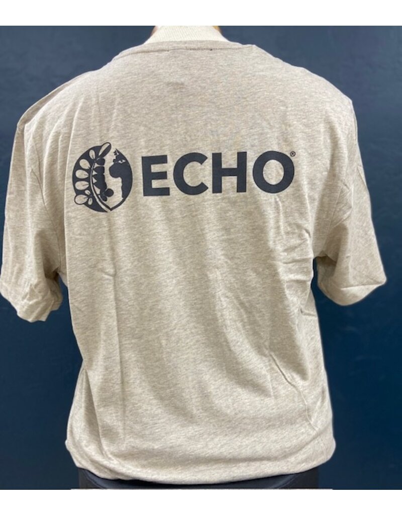 T-Shirt ECHO Retro - Heatherd Latte, Extra Large