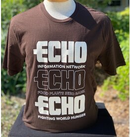 T-Shirt ECHO Retro - Espresso, XXX Large