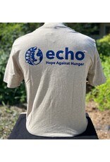 T-Shirt ECHO Retro - Heatherd Latte, Small