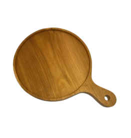 Rainforest Bowls 12 inch Teak Wood Pizza Board