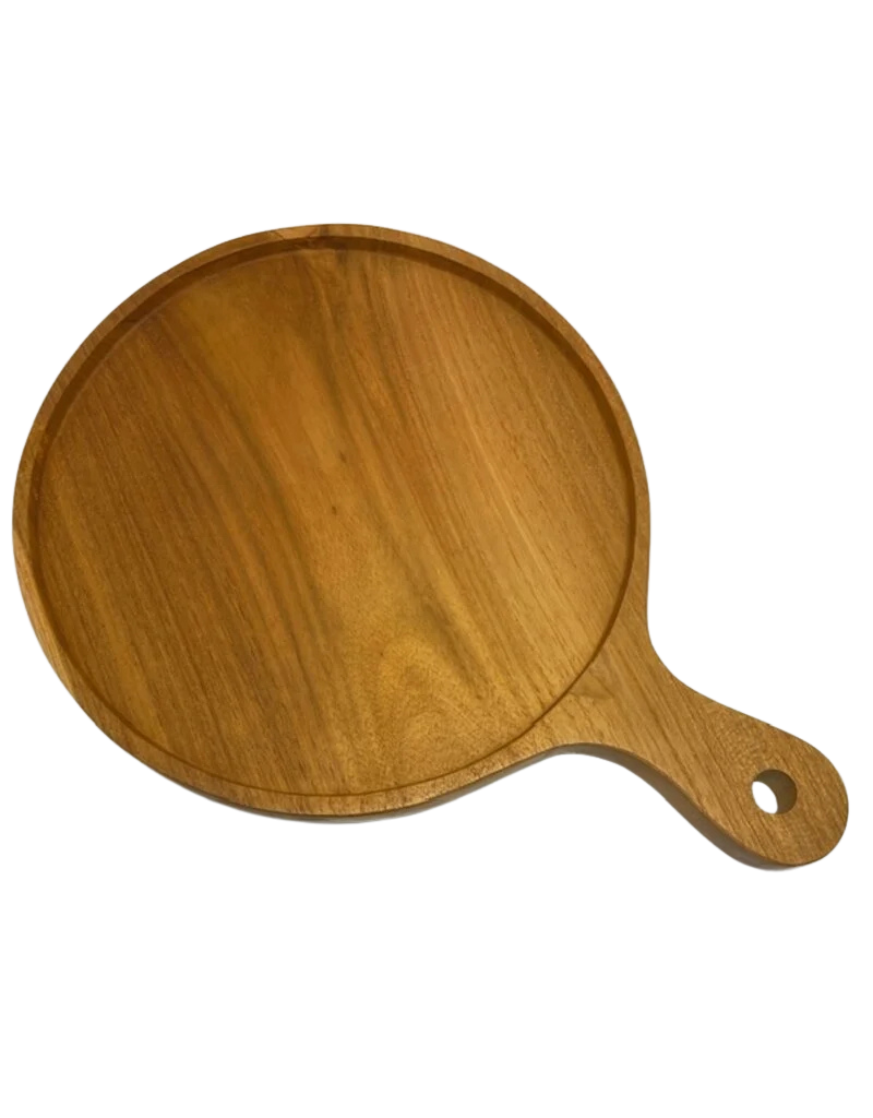 Rainforest Bowls 12 inch Teak Wood Pizza Board