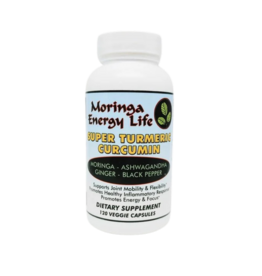 Moringa Energy Life Moringa Capsules - Super Turmeric Curcumin, 120 count Organic