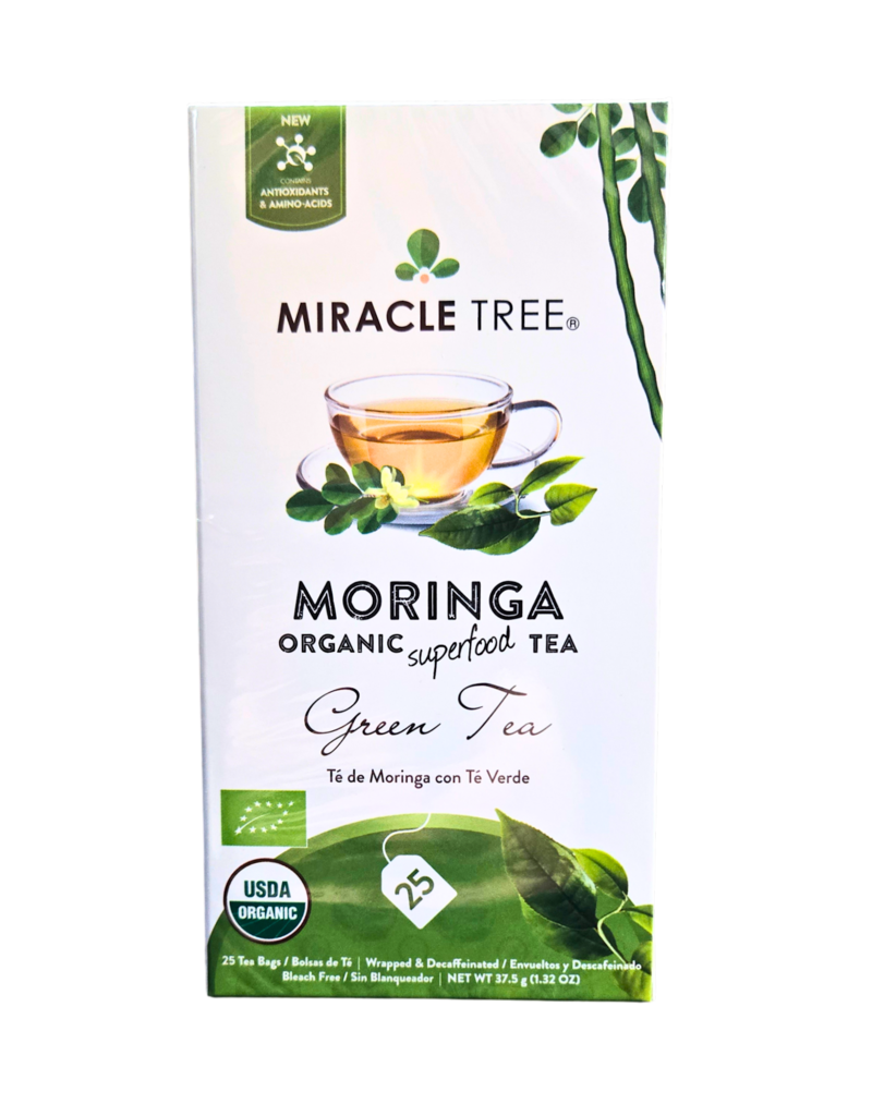 Miracle tree Moringa Tea - Organic Green Tea