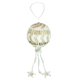Ornament - White Holiday Ball