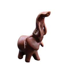 Swahill / Faire Soapstone Trumpeting Elephant