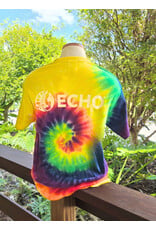 T-Shirt Men's Crew Neck - Rainbow Tie-Dye, Small