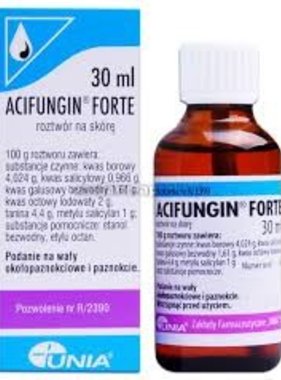 ZAKLAD FARM. UNIA ACIFUNGIN FORTE- Plyn Na Skore 30ml