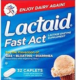 MCNEIL LACTAID- Fast Act Lactase Enzyme Supplement 32 Caplets