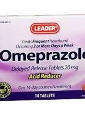 LEADER LDR- Omeprazole 14 tablets