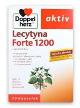 QUEISSER PHARMA DOPPEL HERZ- Lecytyna Forte 1200 mg 30 kapsulek