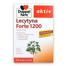 QUEISSER PHARMA DOPPEL HERZ- Lecytyna Forte 1200 mg 30 kapsulek