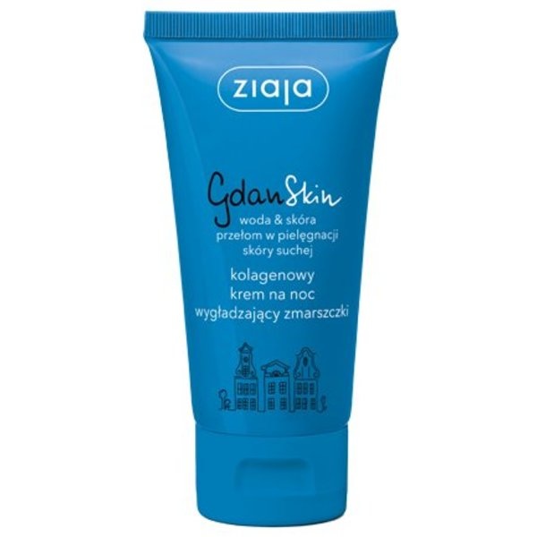 ZIAJA GdanSkin Kolagenowy Krem Na Noc Wygladzajacy Zmarszczki 50ml