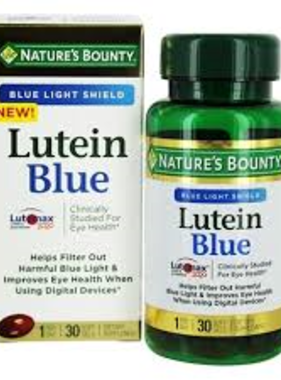 NATURES BOUNTY LUTEIN- Blue 30 softgels