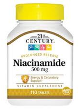 21  ST CENTURY HEALTHCARE NIACINAMIDE-500 mg 110 tablets