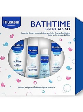 MUSTELA MUSTELA- Bathtime Essentials Set- 4 Products