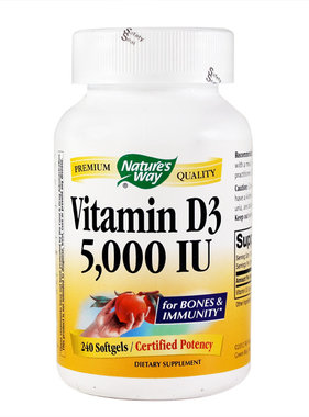 NATURE'S WAY NATURE'S WAY- Vitamin D3 5000 IU 240 Softgels