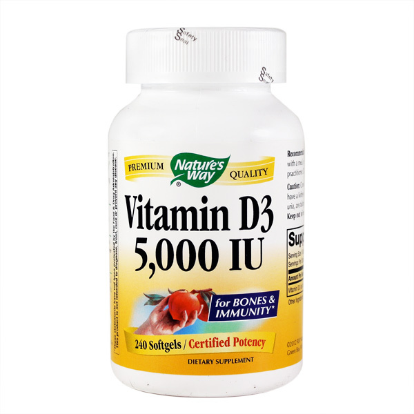 NATURE'S WAY NATURE'S WAY- Vitamin D3 5000 IU 240 Softgels