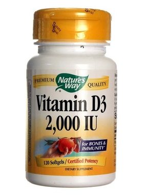 NATURE'S WAY NATURE'S WAY- Vitamin D3 2000 IU 120 Softgels