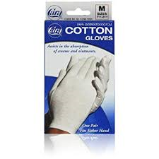CARA CARA- Cotton Gloves Size M One Pair