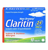 BAYER CLARITIN-24 Hour Indoor&Outdoor Allergies 10 tablets