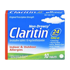 BAYER CLARITIN-24 Hour Indoor&Outdoor Allergies 10 tablets