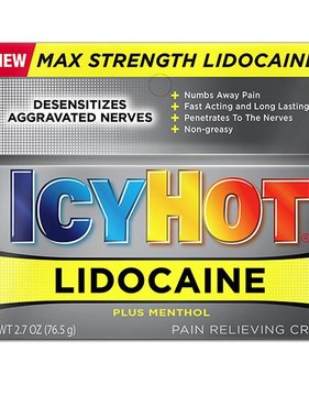 CHATTEM ICY HOT- Lidocaine 4% Pain Relieving Cream 76,5 g