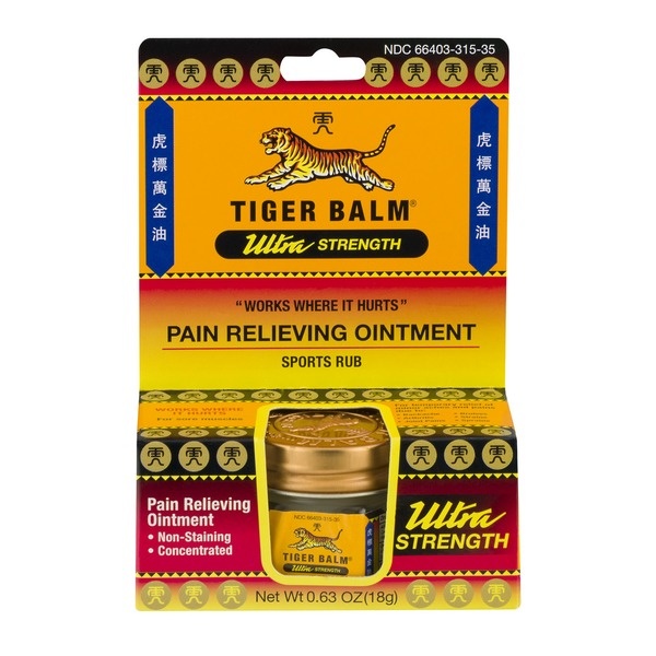 HAW PAR TIGER BALM- Ultra Strength Pain Relieving Ontment 18 g