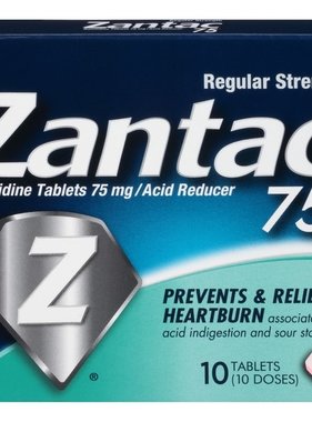 BOEHRINGER INGELHEIM ZANTAC 75 mg 10 Tablets