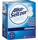 BAYER ALKA SELTZER-Original 36 Effervescent tabtets