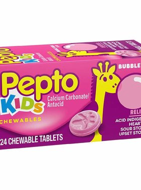 KINRAY PEPTO Childrens 24 Chewable Tablets