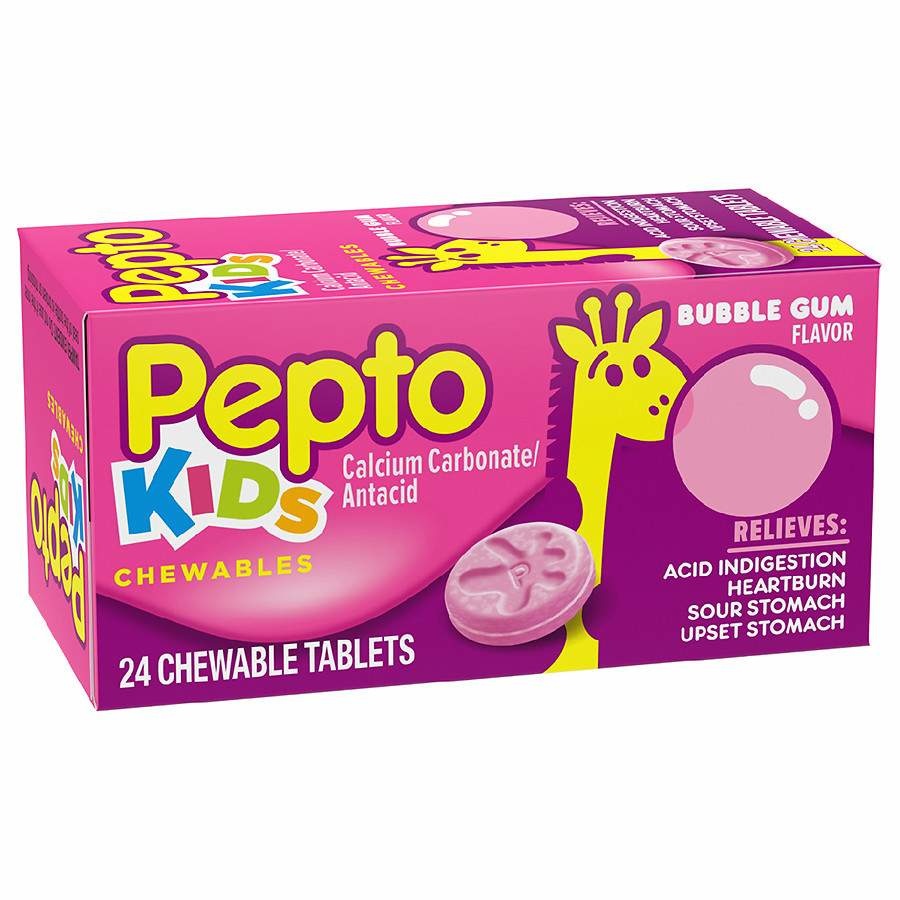KINRAY PEPTO Childrens 24 Chewable Tablets